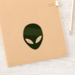 Alien Ansikte Klistermärken