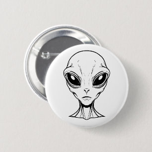 Alien Ansikte Knapp