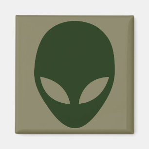 Alien Ansikte Magnet