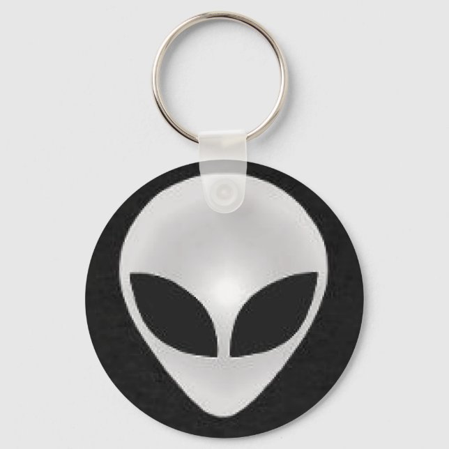 Alien Ansikte Nyckelring (Framsida)