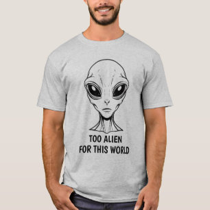Alien Ansikte T Shirt