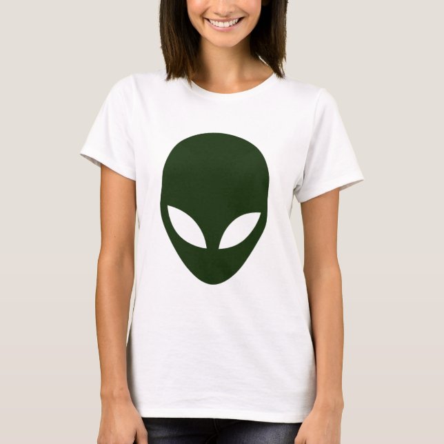Alien Ansikte T Shirt (Framsida)