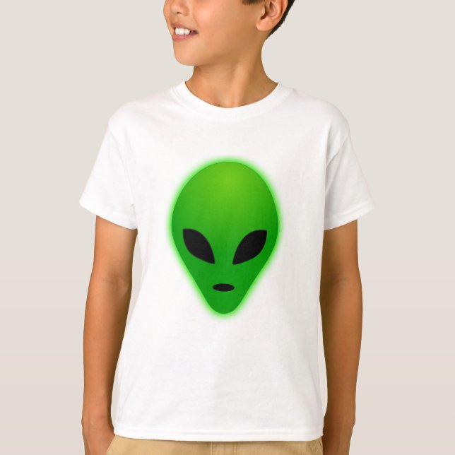 Alien ansikte t-shirt (Framsida)