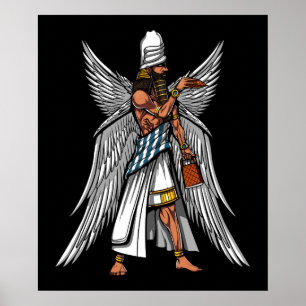 Alien Anunaki Gud Ancient Sumerian Kung Poster