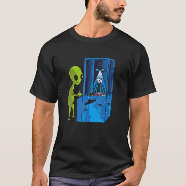 Alien Arkad KoGripare Alien Bortförande  Nöjesfält T Shirt (Framsida)