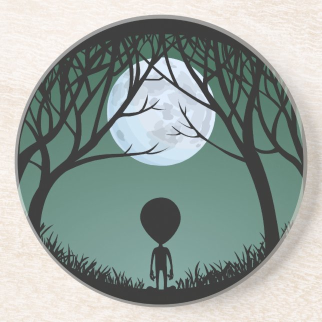 Alien Art Underlägg Extraterrestrial Gifts & Decor Sandsten (Framsidan)
