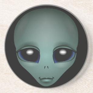 Alien Art Underlägg Extraterrestrial Gifts & Decor Sandsten