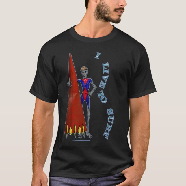 Alien-Ation "I Live to Surfa"-skjortor Tee (Framsida)
