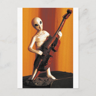 Alien Bass-ics Vykort