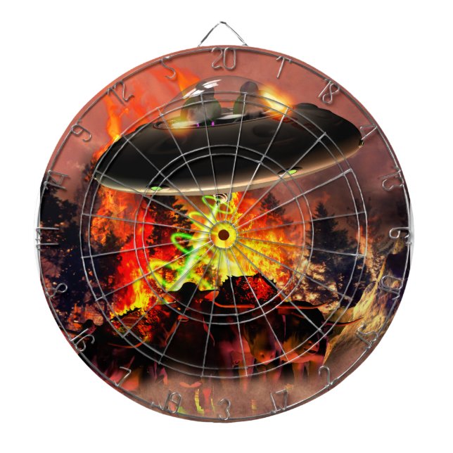 Alien BB-Q Dartboard Piltavla (Framsidan)