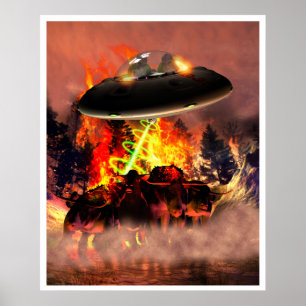 Alien BB-Q-Poster Poster