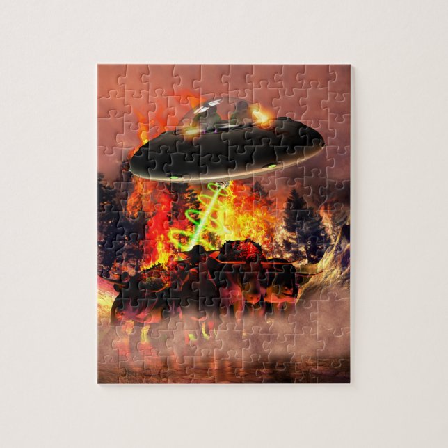 Alien BB-Q Puzzle Pussel (Vertikal)