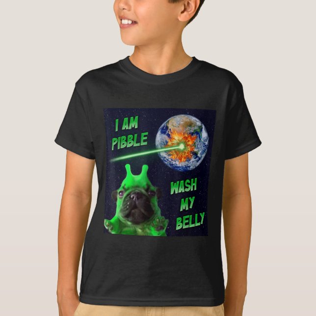 Alien Bble Funny Brainrot Dog Meme Space I Am Bble T Shirt (Framsida)
