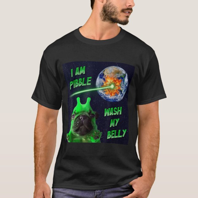 Alien Bble Funny Brainrot Dog Meme Space I Am Bble T Shirt (Framsida)