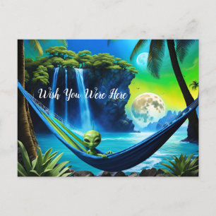 Alien Beach Vacation - Önska att du var här Vykort