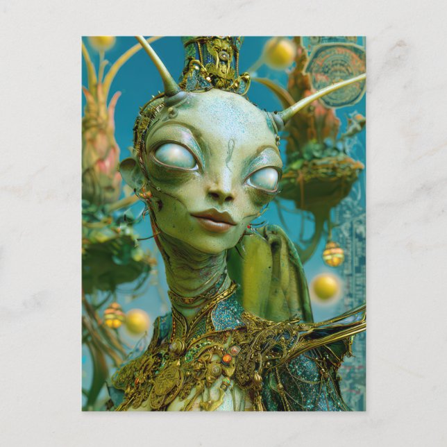 Alien Beauty - Freepa Vykort (Framsida)