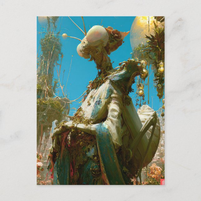 Alien Beauty - Neshar Vykort (Framsida)