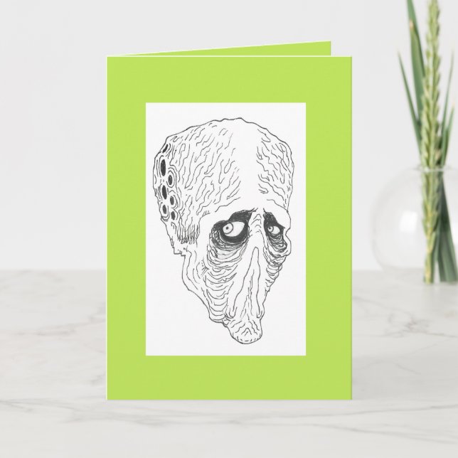 Alien beklagar att han fick mig att sakna ditt föd kort (Framsida)