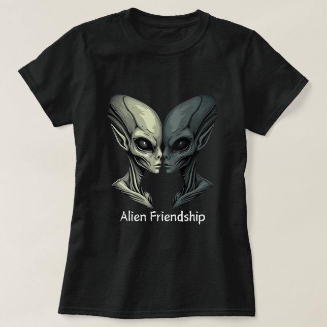 Alien BFF T-Shirt (Design framsida)