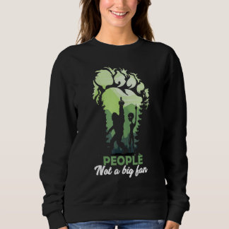 Alien Big Foot Footprint Forest People not a big f T Shirt
