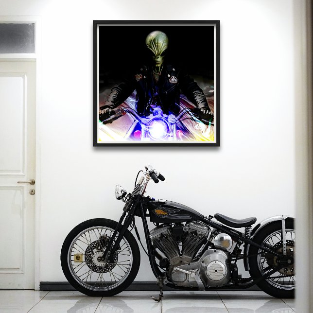 Alien Biker Poster (Skapare uppladdad)