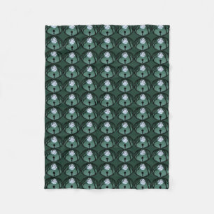 Alien Blanket Cute Alien Grått Art Fleece Blanket