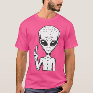 Alien Boy Peace Out T Shirt