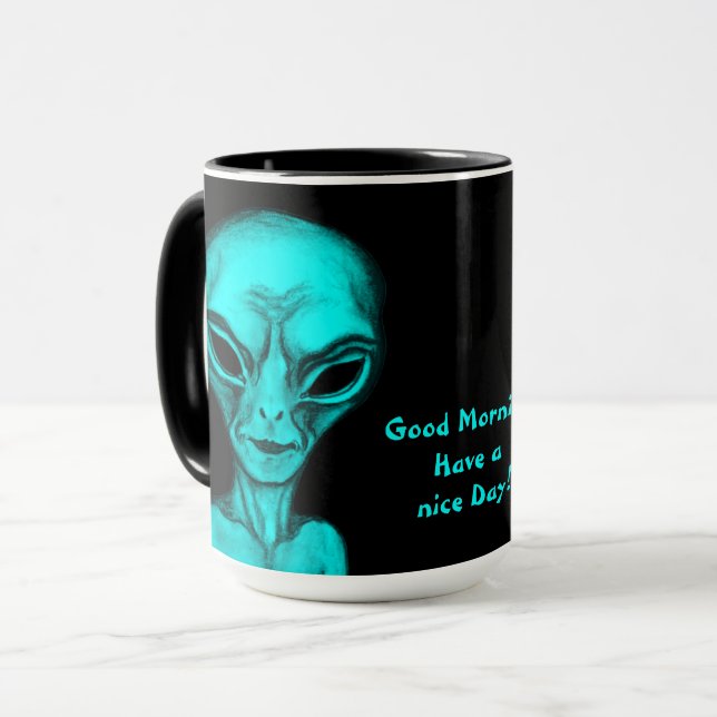 Alien, Bra Morgon Mugg (Framsida vänster)