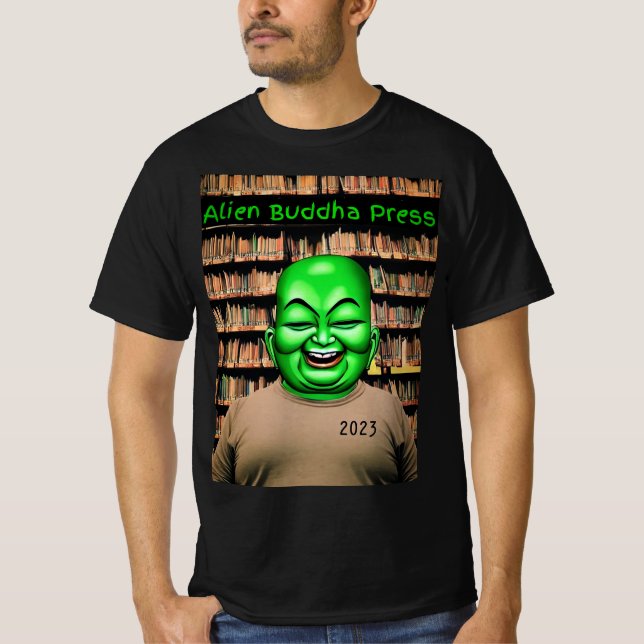 Alien Buddha Press 2023 t-shirt (Framsida)