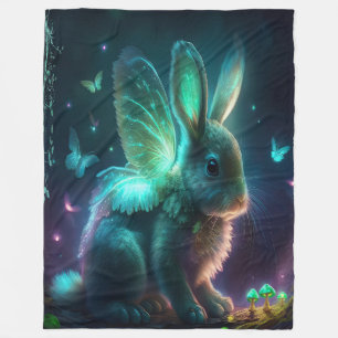Alien Bunny Fleecefilt
