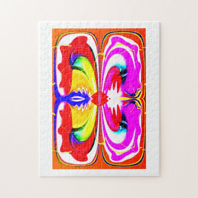 Alien butterfly art pussel (Vertikal)