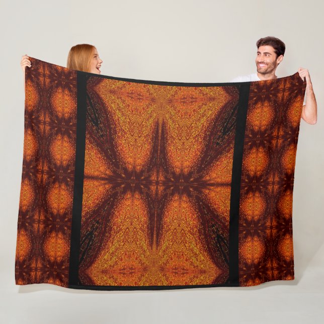 Alien Butterfly Fleecefilt (På plats)