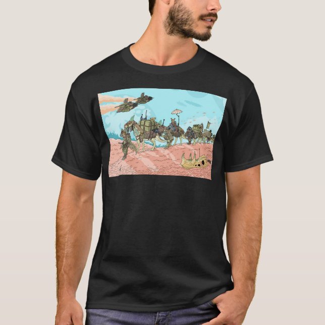 Alien Caravan. T Shirt (Framsida)