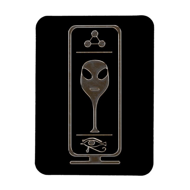 Alien Cartouche Magnet (Vertikal)