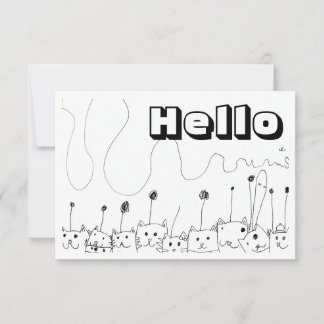 Alien Cats Anteckningskort