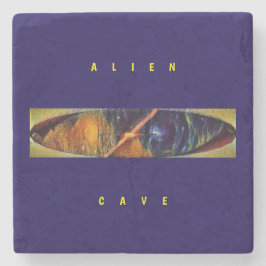 Alien Cave - Lila Stenunderlägg