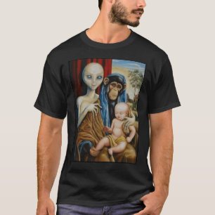 Alien Chimp Baby Religion Conspiracy Classic T-Shi T Shirt