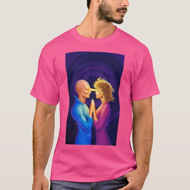 Alien Contact. Et. T Shirt (Framsida)