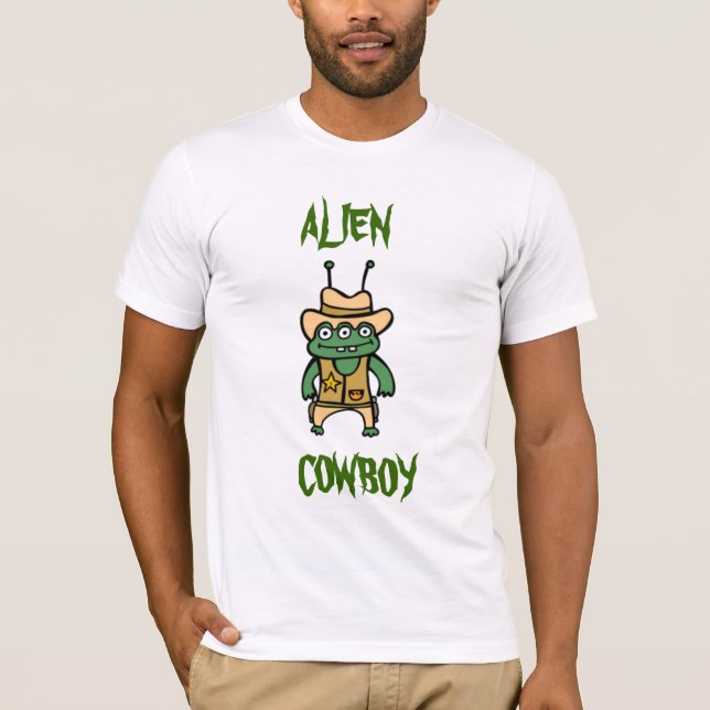 Alien Cowboy T-shirt (Framsida)