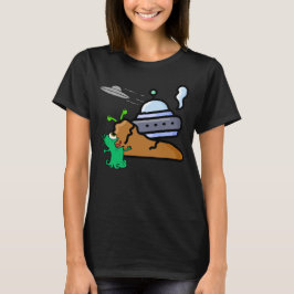 Alien Crash Landing Retro.b T Shirt