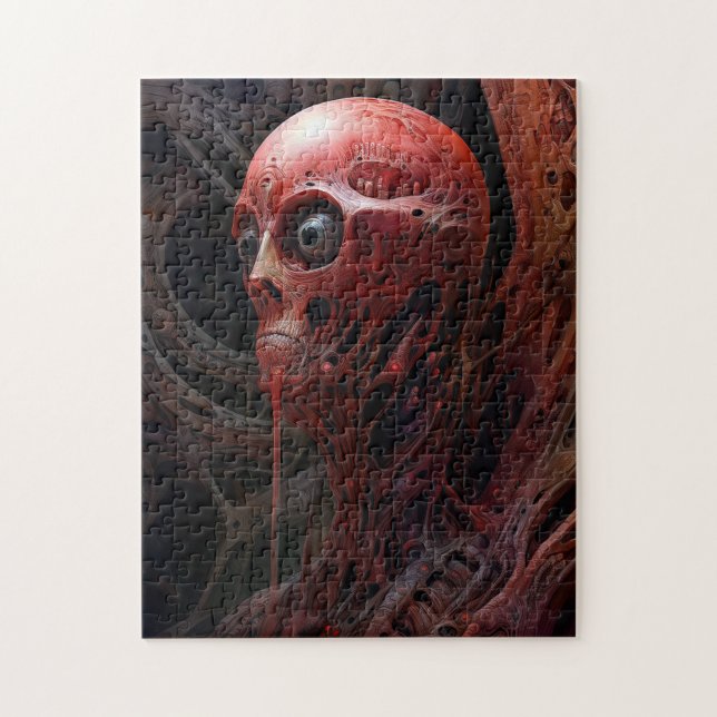Alien Creater Sci-fi Horror Art Pussel (Vertikal)