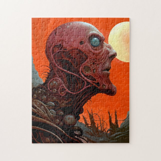 Alien Creater Sci-fi Horror Art Pussel (Vertikal)