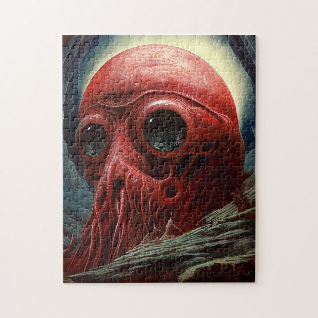 Alien Creater Sci-fi Horror Art Pussel (Vertikal)