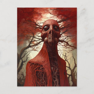 Alien Creater Sci-fi Horror Art Vykort
