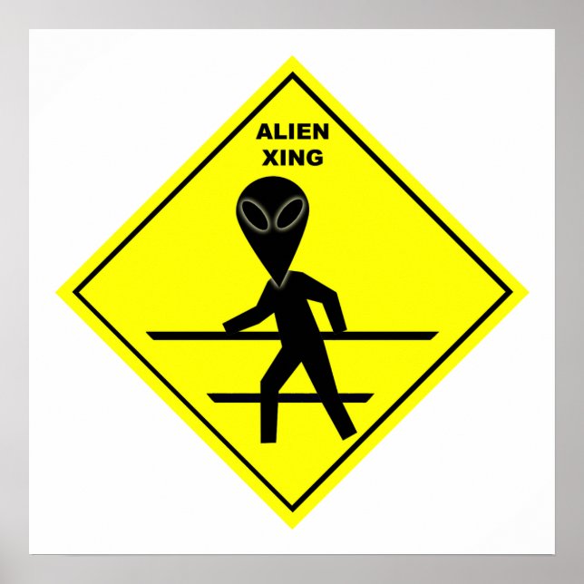 Alien Crossing Poster (Framsidan)