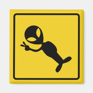 Alien Crossing Zon Magnet