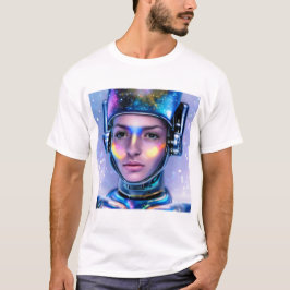 Alien Cyborg Space Woman T Shirt