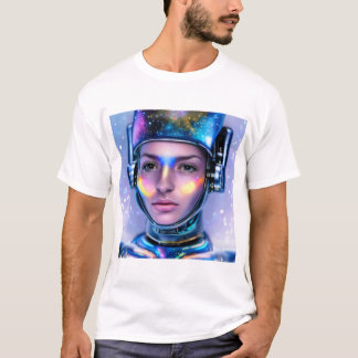 Alien Cyborg Space Woman T Shirt