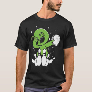 Alien Dabbing - Bowling T Shirt