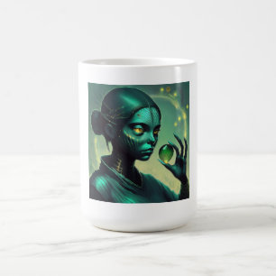 Alien Dam innehåller genomskinligt glasobjekt Kaffemugg